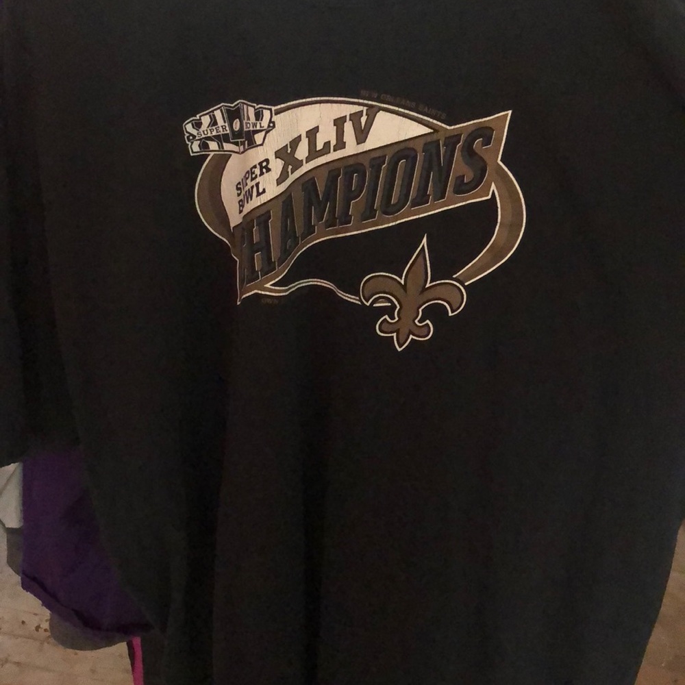 Saints Super Bowl XLIV championship T shirt